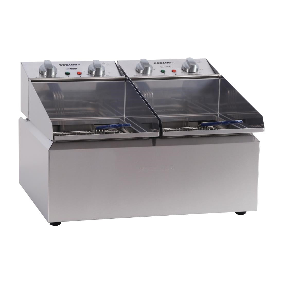Roband FR28 Frypod Fryer 20kg Chips/Hour (Double pan. 2x8 litre tank. 20kg chips per hour) • PAS-HN197