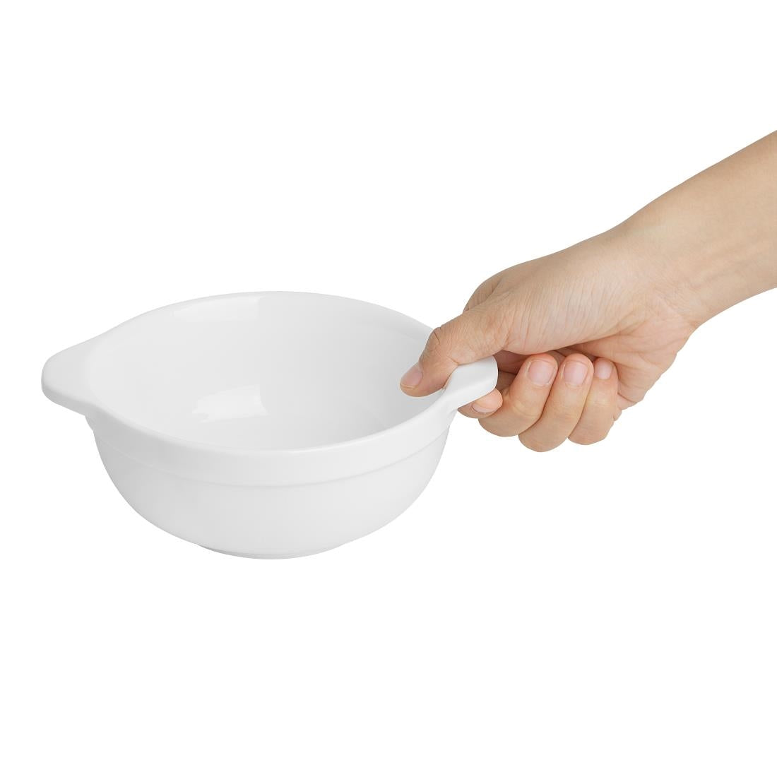 Olympia Whiteware Eared Bowl - 640ml 183x150x64mm (Box 4) • PAS-HP854