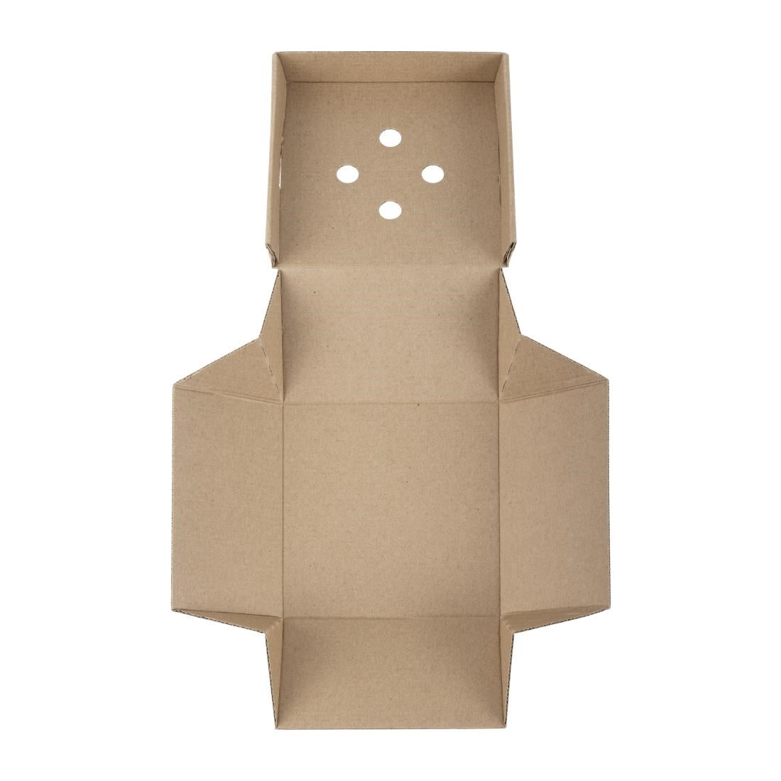 Fiesta Compostable Fold-Out Burger Boxes (100 Pack) (90(H)x150(W)x150(D)mm | Pack Quantity: 100) • PAS-HP942