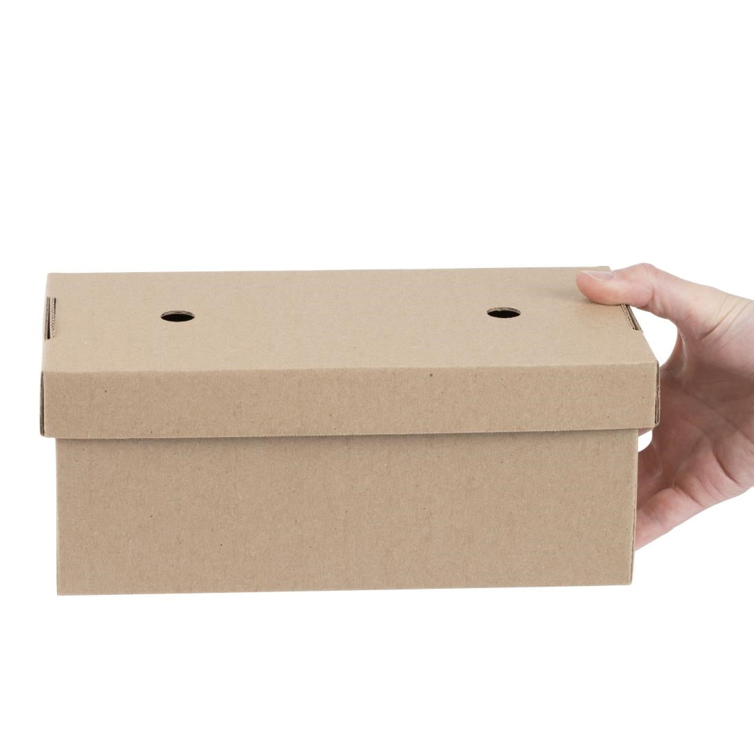 Fiesta Compostable Fold-Out Takeaway Boxes (100 Pack) (105(H)x250(W)x130(D)mm. Pack Quantity: 100) • PAS-HP943