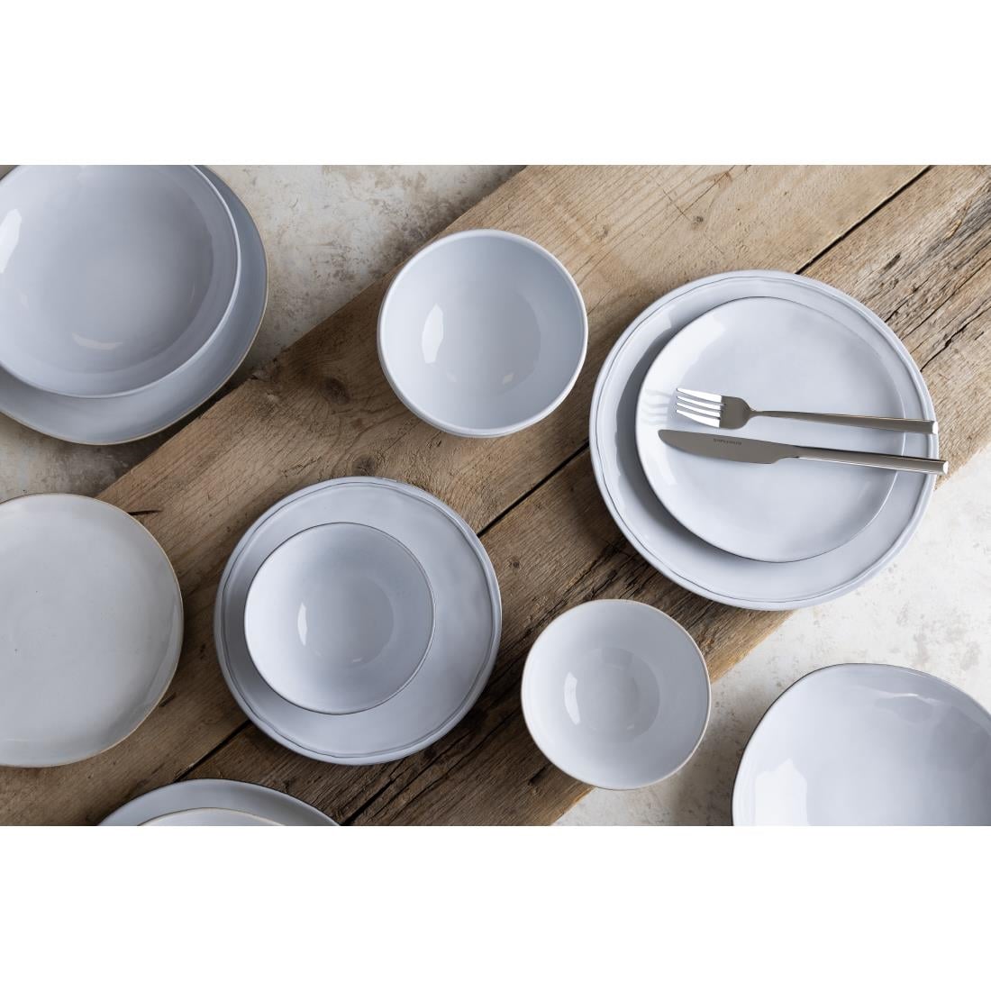 Olympia Raw Coupe Plates 220mm (6 Pack) • PAS-FC597