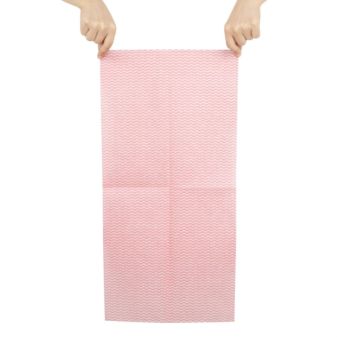 Jantex Non-Woven Cloths Red (50 Pack) (600(L)x300(W)mm | Pack Quantity: 50) • PAS-HS594