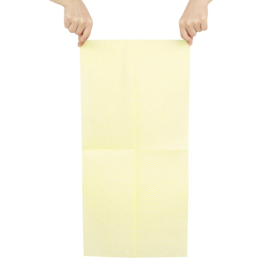 Jantex Non-Woven Cloths Yellow (50 Pack) (600(L)x300(W)mm | Pack Quantity: 50) • PAS-HS595