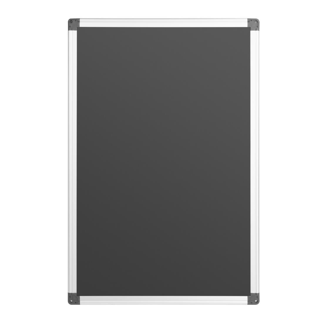 Olympia Black Magnetic Board - 400x600mm (599(L)x398(W)x12(H)mm) • PAS-HS806