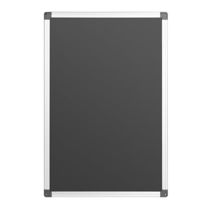 Olympia Black Magnetic Board - 400x600mm (599(L)x398(W)x12(H)mm) • PAS-HS806