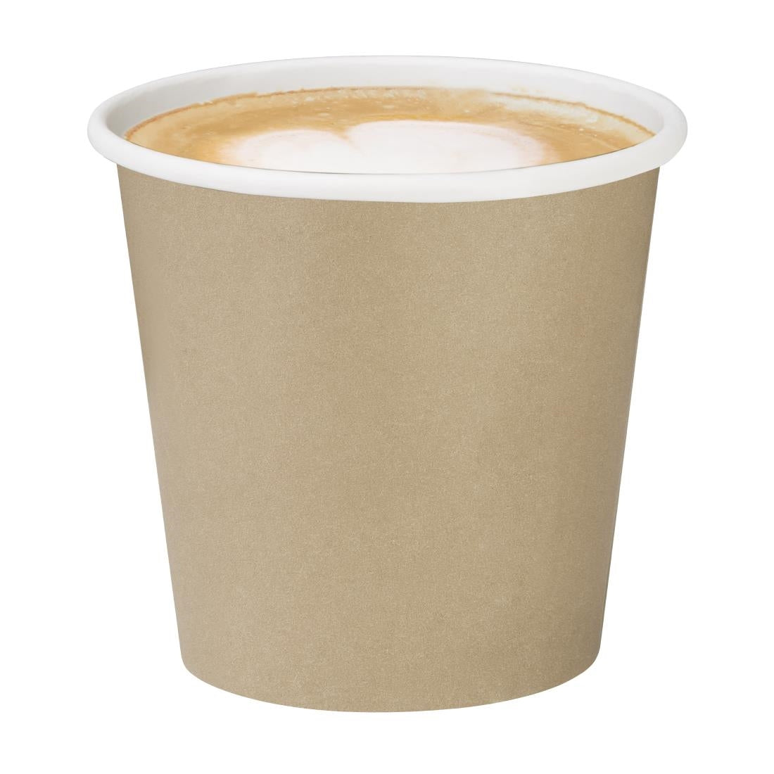 "Fiesta Recyclable Hot Cups Single Wall Kraft 170ml (50 Pack)" (170ml | Pack Quantity: 50) • PAS-HT465