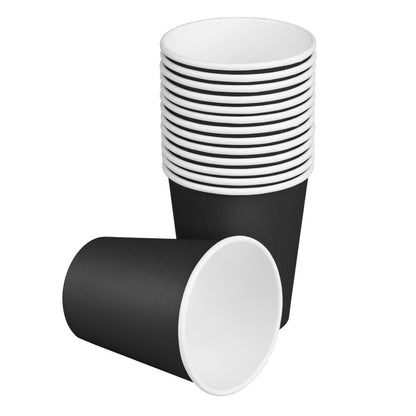 Fiesta Recyclable Hot Cups Single Wall Black 170ml (1000 Pack) (170ml | Pack Quantity: 1000) • PAS-HT468