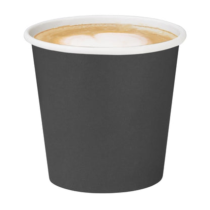Fiesta Compostable Hot Cups Single Wall Black 6oz (50 Pack) (Pack Quantity: 50) • PAS-HT471