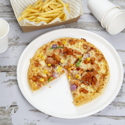 Fiesta Compostable Bagasse Round Plates 304mm (50 Pack) (304(Ø)mm | Pack Quantity: 50) • PAS-HT472