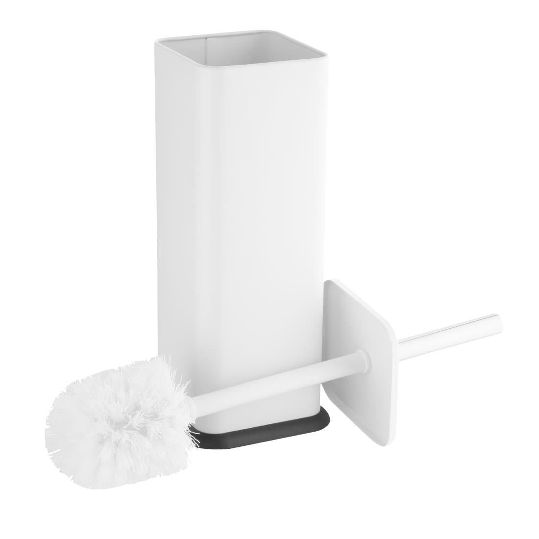 Jantex Square Toilet Brush and Holder - White • PAS-HT477