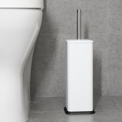 Jantex Square Toilet Brush and Holder - White • PAS-HT477