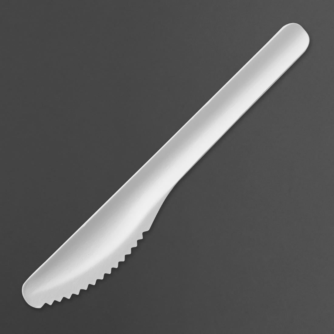 Fiesta Compostable Paper Knives 165mm (100 Pack) (Length: 165mm. Pack Quantity: 100) • PAS-HT484