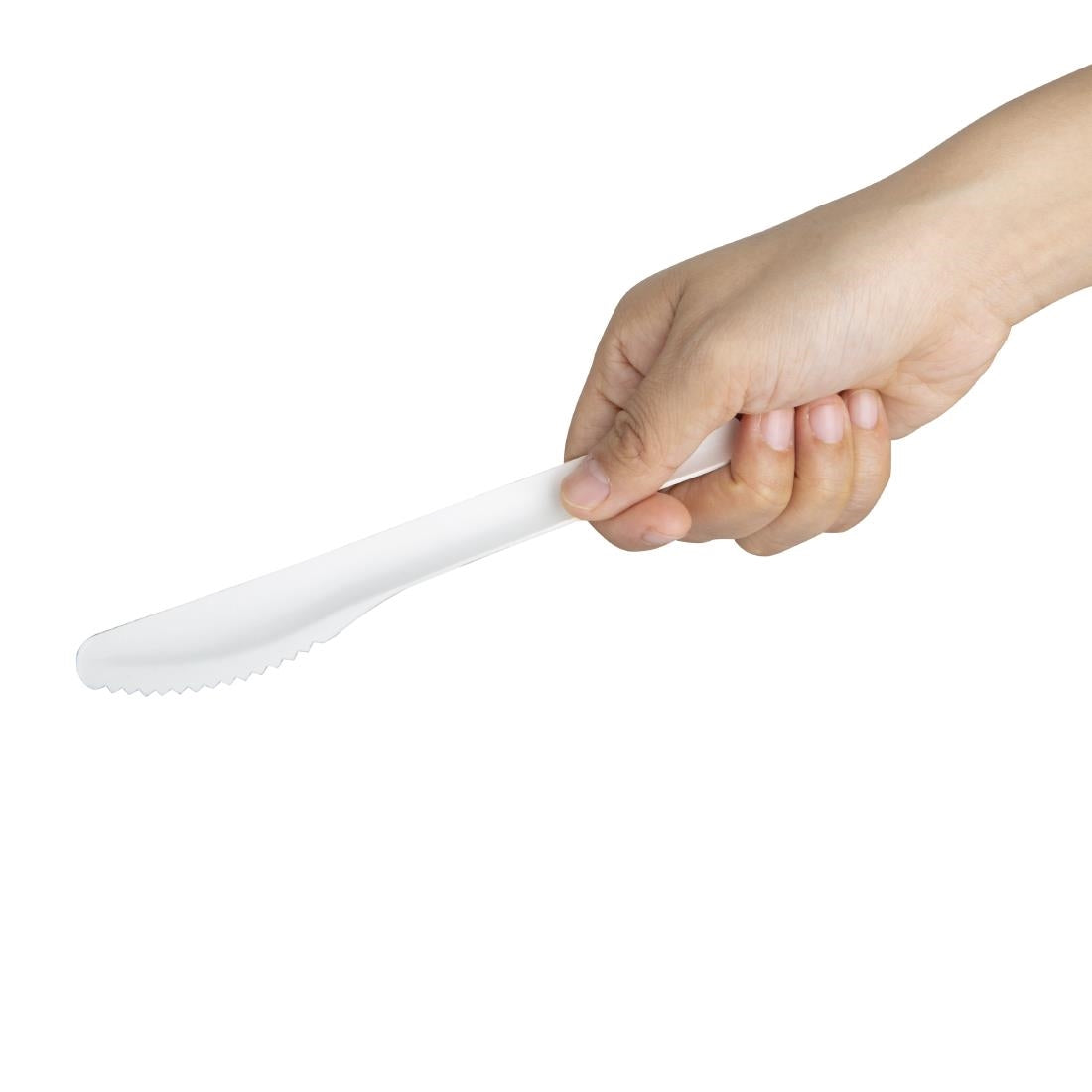 Fiesta Compostable Paper Knives 165mm (100 Pack) (Length: 165mm. Pack Quantity: 100) • PAS-HT484