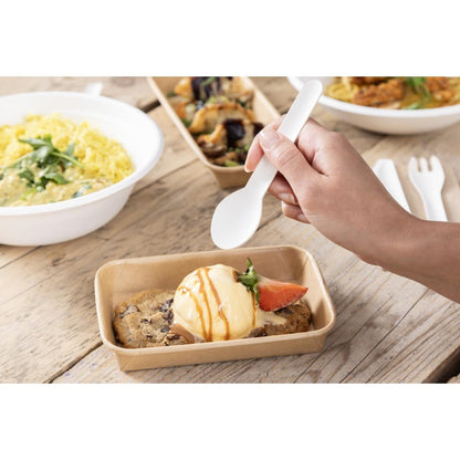 "Fiesta Compostable Paper Teaspoons 132mm (100 Pack)" (132(L)mm | Pack Quantity: 100) • PAS-HT486