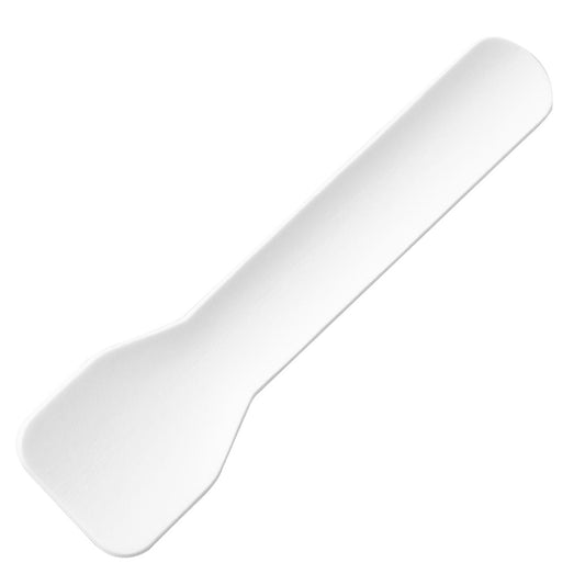 Fiesta Compostable Paper Ice Cream Spoons 95mm (100 Pack) (Length: 95mm. Pack Quantity: 100) • PAS-HT487