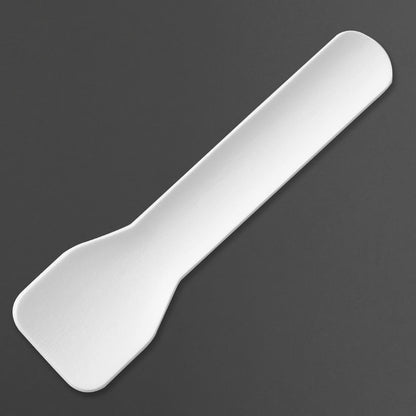 Fiesta Compostable Paper Ice Cream Spoons 95mm (100 Pack) (Length: 95mm. Pack Quantity: 100) • PAS-HT487