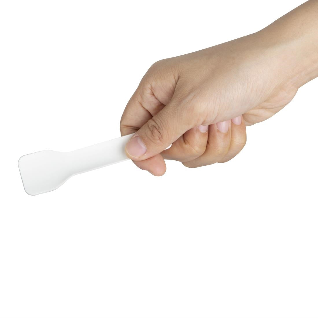 Fiesta Compostable Paper Ice Cream Spoons 95mm (100 Pack) (Length: 95mm. Pack Quantity: 100) • PAS-HT487