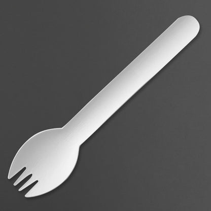 "Fiesta Compostable Paper Sporks 160mm (100 Pack)" (160(L)mm | Pack Quantity: 100) • PAS-HT488