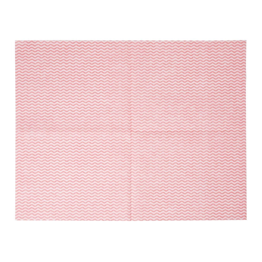 Jantex Heavy Duty Non-Woven Cloths Red (25 Pack) (Pack Quantity: 25) • PAS-HT489