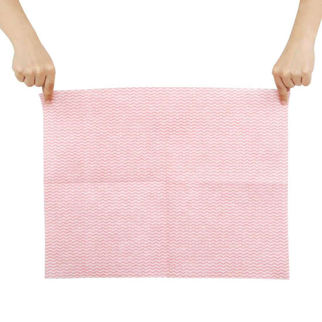 Jantex Heavy Duty Non-Woven Cloths Red (25 Pack) (Pack Quantity: 25) • PAS-HT489