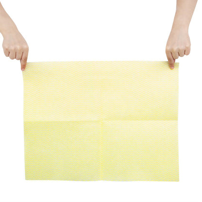 Jantex Heavy Duty Non-Woven Cloths Yellow (25 Pack) (Pack Quantity: 25) • PAS-HT490