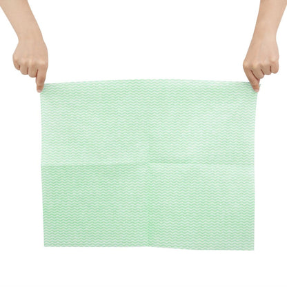 Jantex Heavy Duty Non-Woven Cloths Green (25 Pack) (Pack Quantity: 25) • PAS-HT491