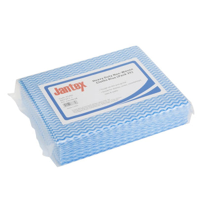 Jantex Heavy Duty Non-Woven Cloths Blue (25 Pack) (Pack Quantity: 25) • PAS-HT492