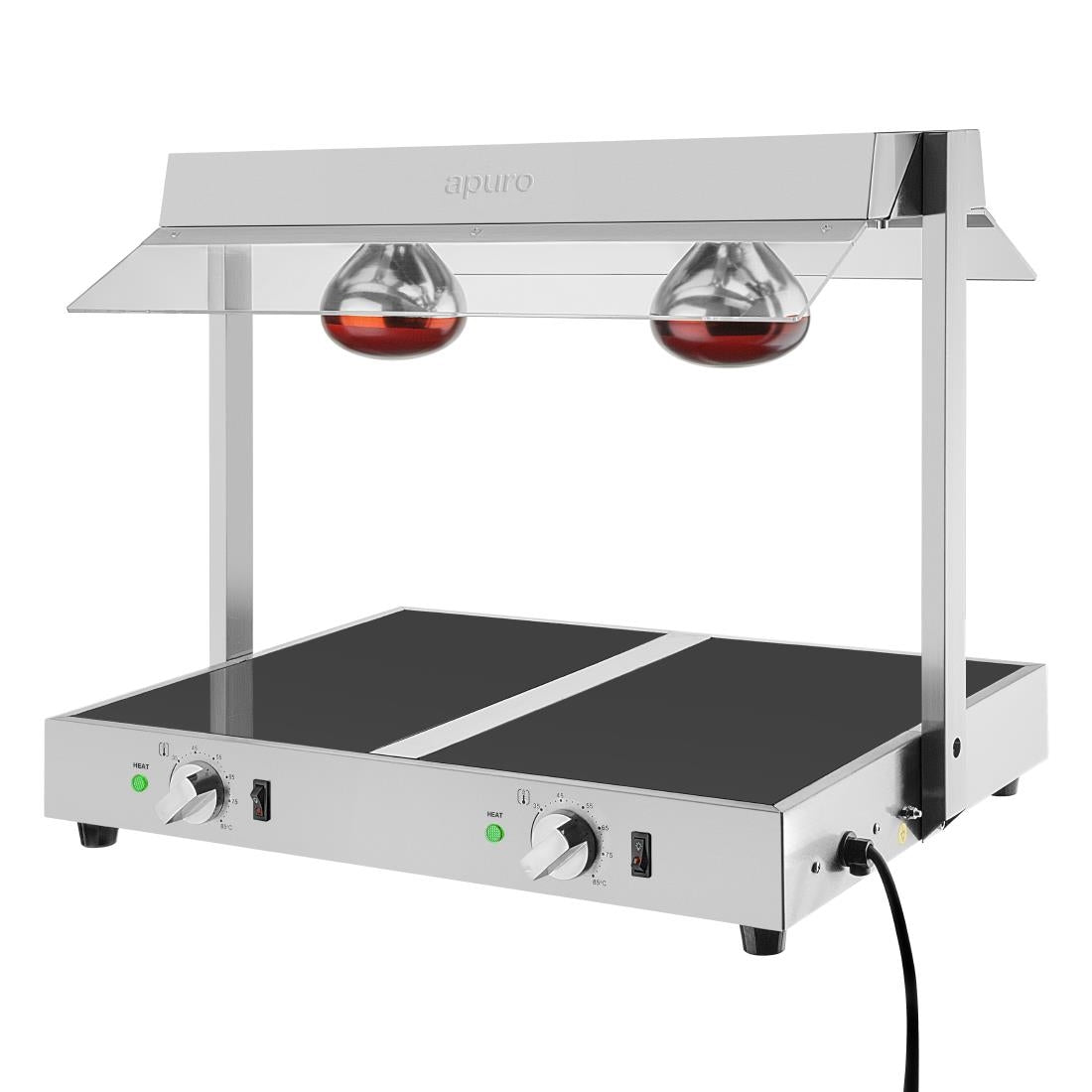 Apuro Food Warmer with Gantry 2x GN 1/1 • PAS-HT760-A