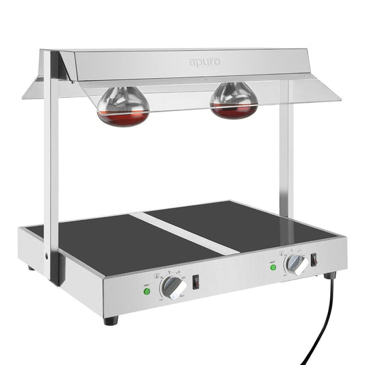 Apuro Food Warmer with Gantry 2x GN 1/1 • PAS-HT760-A