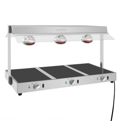 Apuro Food Warmer with Gantry 3x GN 1/1 • PAS-HT761-A