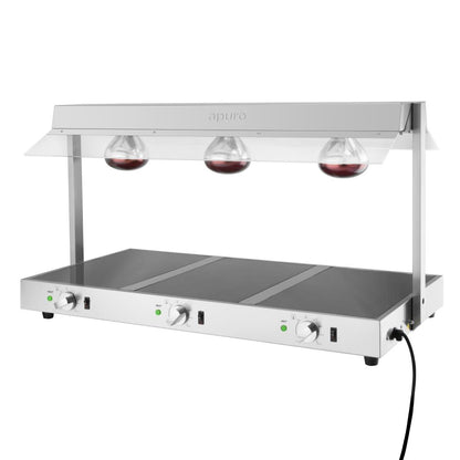 Apuro Food Warmer with Gantry 3x GN 1/1 • PAS-HT761-A