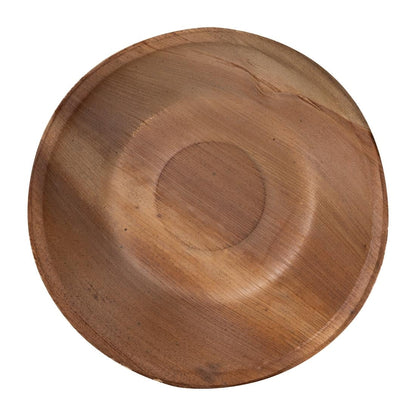 Fiesta Compostable Deep Palm Leaf Plates Round 175mm (100 Pack) (175(Ø)mm | Pack Quantity: 100) • PAS-HT873