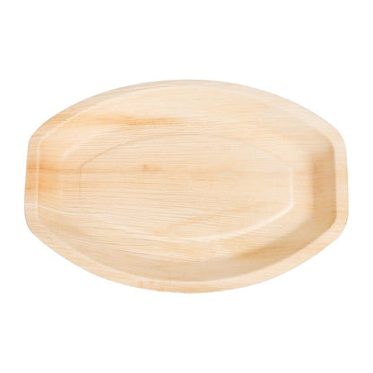 Fiesta Compostable Palm Leaf Oval Plates 360mm (100 Pack) (240(W) x 360(D)mm | Pack Quantity: 100) • PAS-HT876