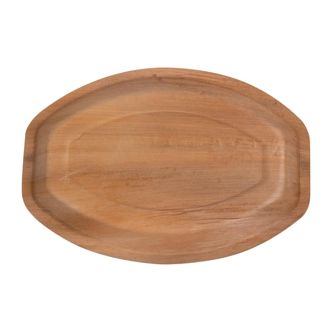 Fiesta Compostable Palm Leaf Oval Plates 360mm (100 Pack) (240(W) x 360(D)mm | Pack Quantity: 100) • PAS-HT876