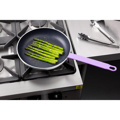 Hygiplas Aluminium Non-stick Teflon Platinum Plus Frying Pan with Purple Handle 280mm • PAS-HT969
