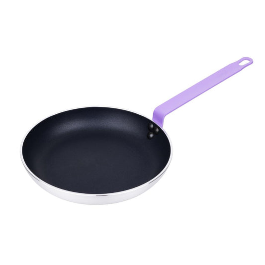 Hygiplas Aluminium Non-stick Teflon Platinum Plus Frying Pan with Purple Handle 280mm • PAS-HT969