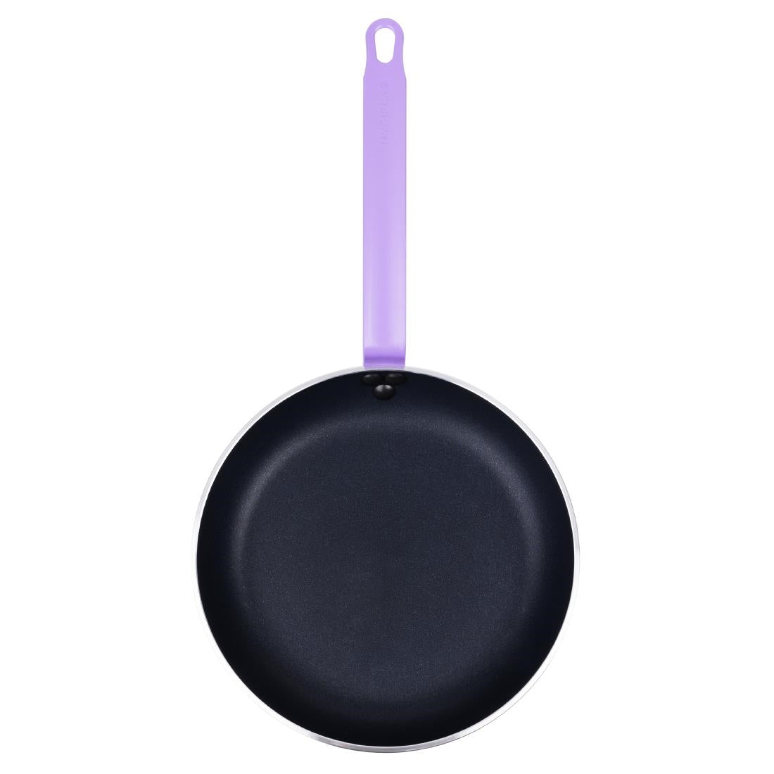 Hygiplas Aluminium Non-stick Teflon Platinum Plus Frying Pan with Purple Handle 280mm • PAS-HT969