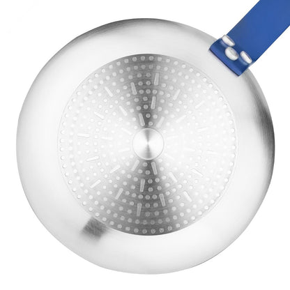 Hygiplas Aluminium Teflon Platinum Plus Frying Pan with Blue Handle 280mm • PAS-HT972