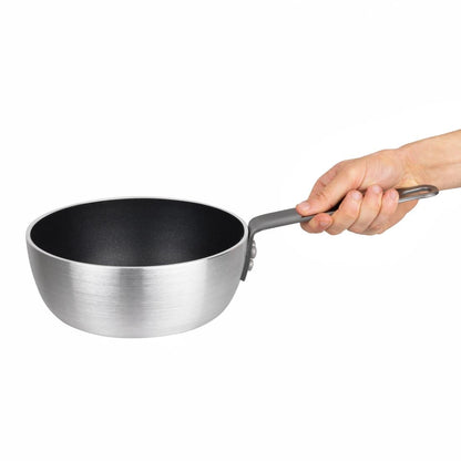 Vogue Aluminium Non-stick Teflon Platinum Plus Sauté Pan 200mm • PAS-HT984