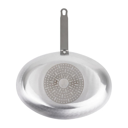 Vogue Aluminium Non-Stick Teflon Platinum Plus Oval Frying Pan 360mm • PAS-HT988