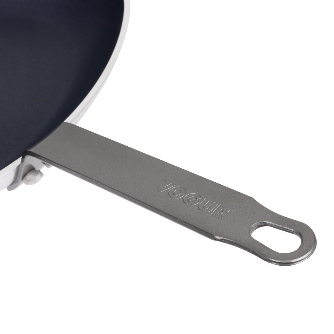 Vogue Aluminium Non-Stick Teflon Platinum Plus Oval Frying Pan 360mm • PAS-HT988
