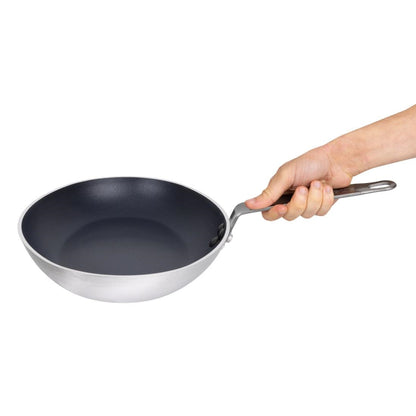 Vogue Aluminium Non-Stick Teflon Platinum Plus Oval Frying Pan 360mm • PAS-HT988