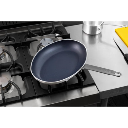 Vogue Aluminium Non-Stick Teflon Platinum Plus Oval Frying Pan 360mm • PAS-HT988