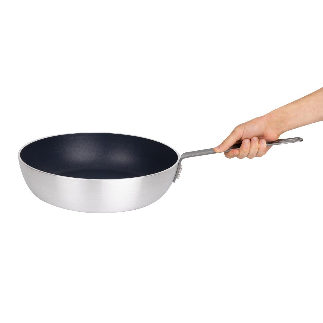 Vogue Aluminium Non-stick Teflon Platinum Plus Saute Pan 320mm • PAS-HT989