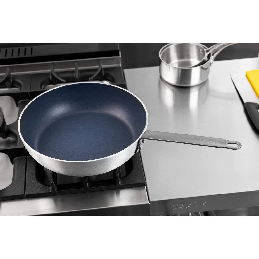 Vogue Aluminium Non-stick Teflon Platinum Plus Saute Pan 320mm • PAS-HT989