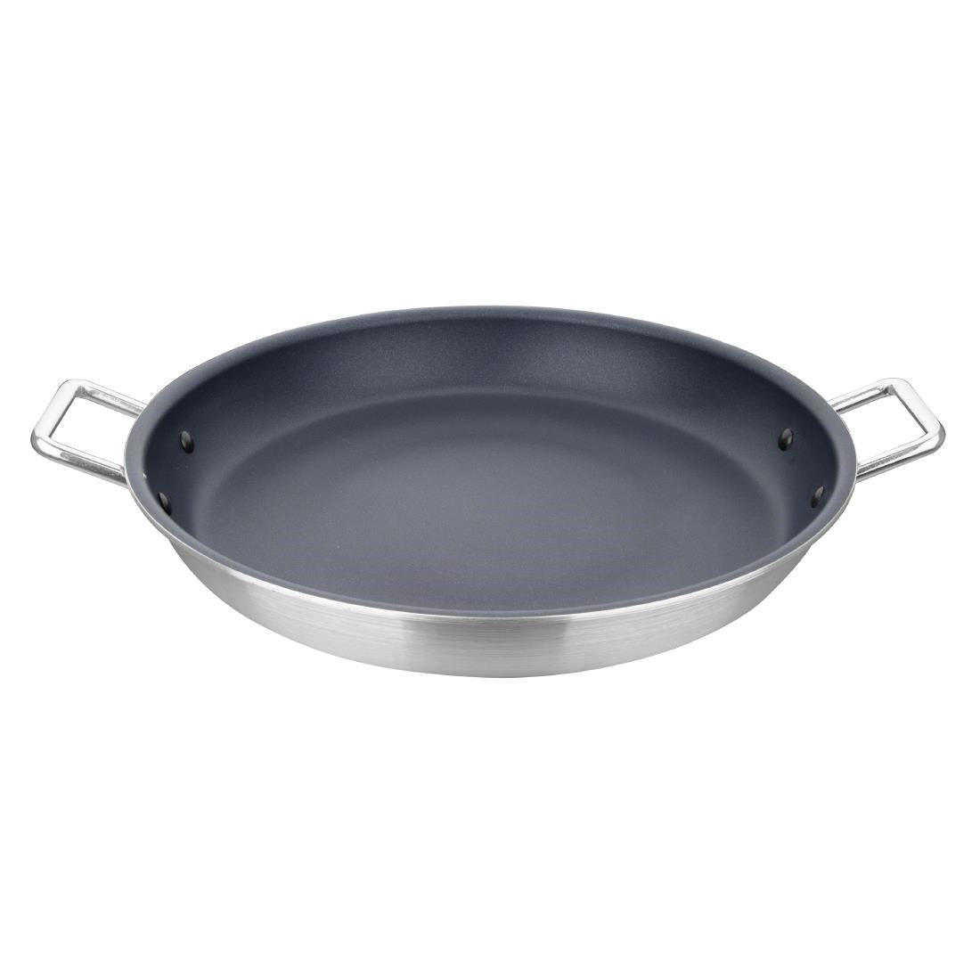 Vogue Aluminium Non-stick Teflon Platinum Plus Paella Pan 35cm • PAS-HT990