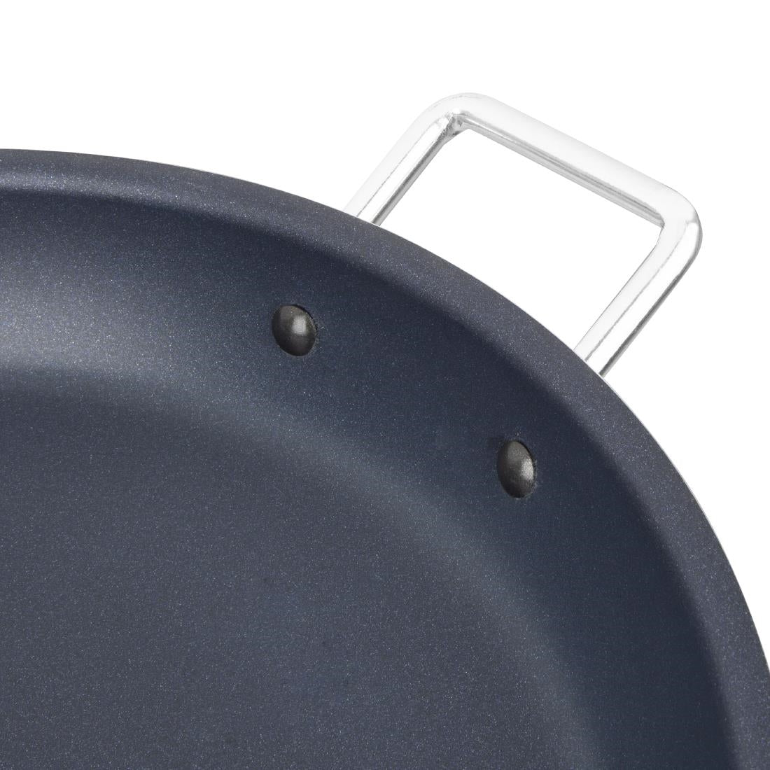 Vogue Aluminium Non-stick Teflon Platinum Plus Paella Pan 35cm • PAS-HT990