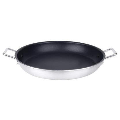 Vogue Aluminium Non-stick Teflon Platinum Plus Paella Pan 450mm • PAS-HT991