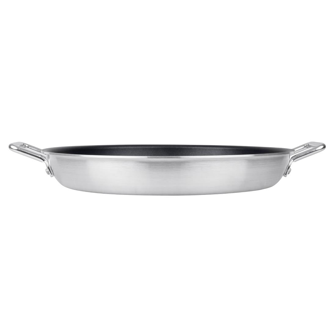Vogue Aluminium Non-stick Teflon Platinum Plus Paella Pan 450mm • PAS-HT991