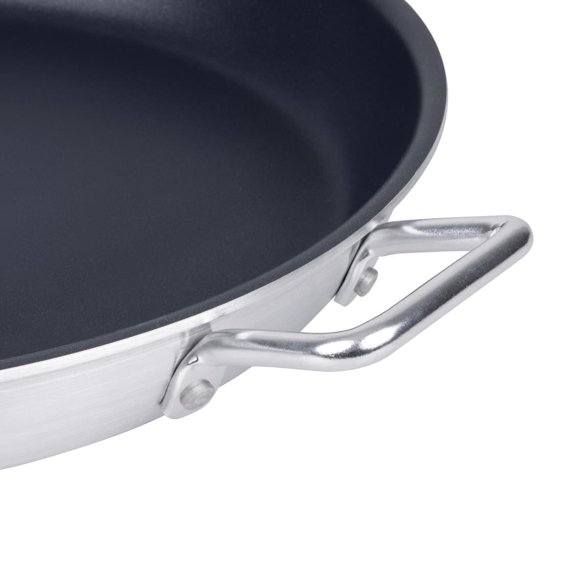 Vogue Aluminium Non-stick Teflon Platinum Plus Paella Pan 450mm • PAS-HT991